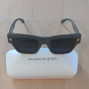 Alexander McQueen Gray Sunglasses